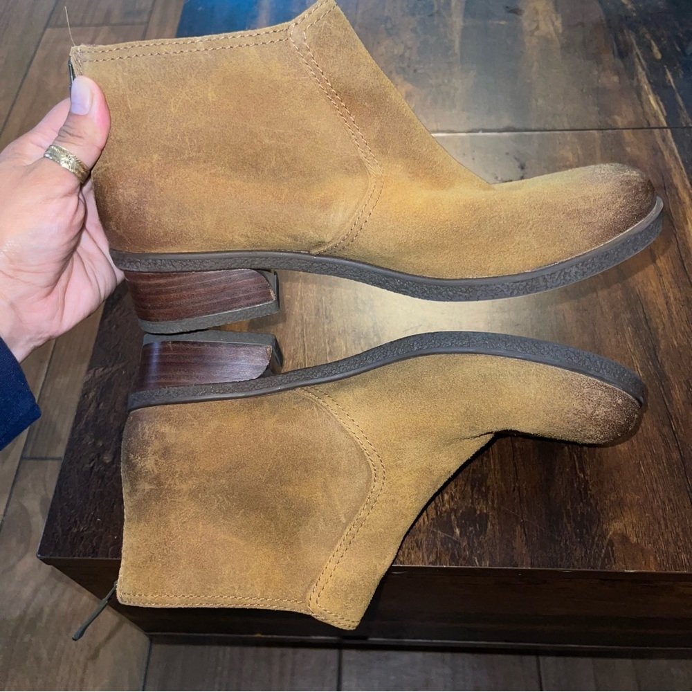 Dansko Tan Becki Waterproof Leather Performance Low Short Boot Bootie Sz 39 - Picture 6 of 9